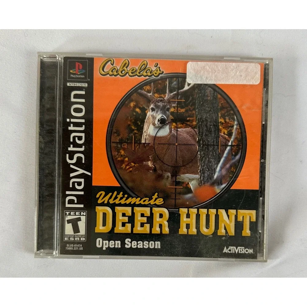 Cabelas Ultimate Deer Hunt Open Season Playstation 1 PS1 Game Hunting Activision